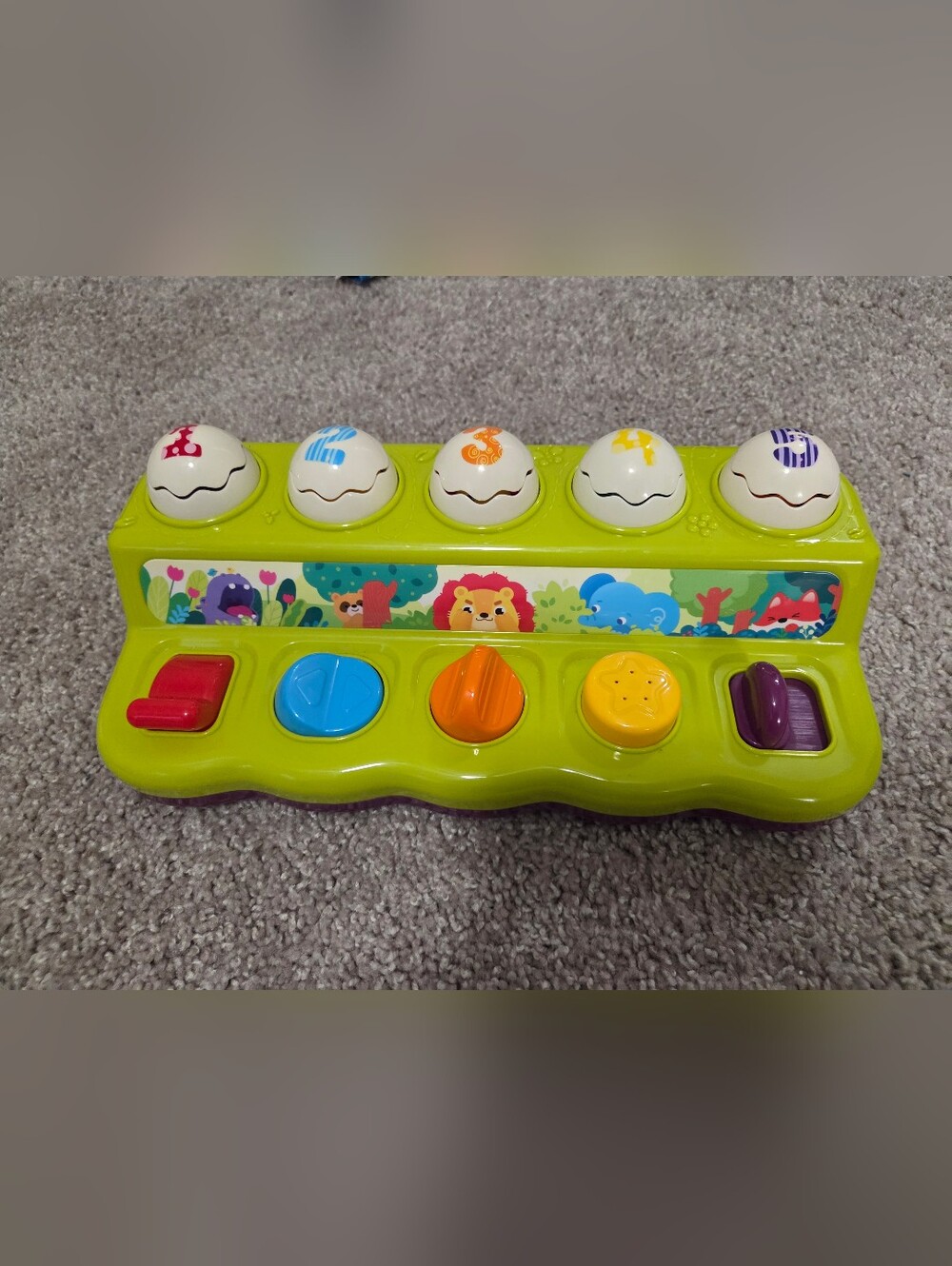 Interactive Pop Up Toy with Light and Music, Cause and Effect Toys